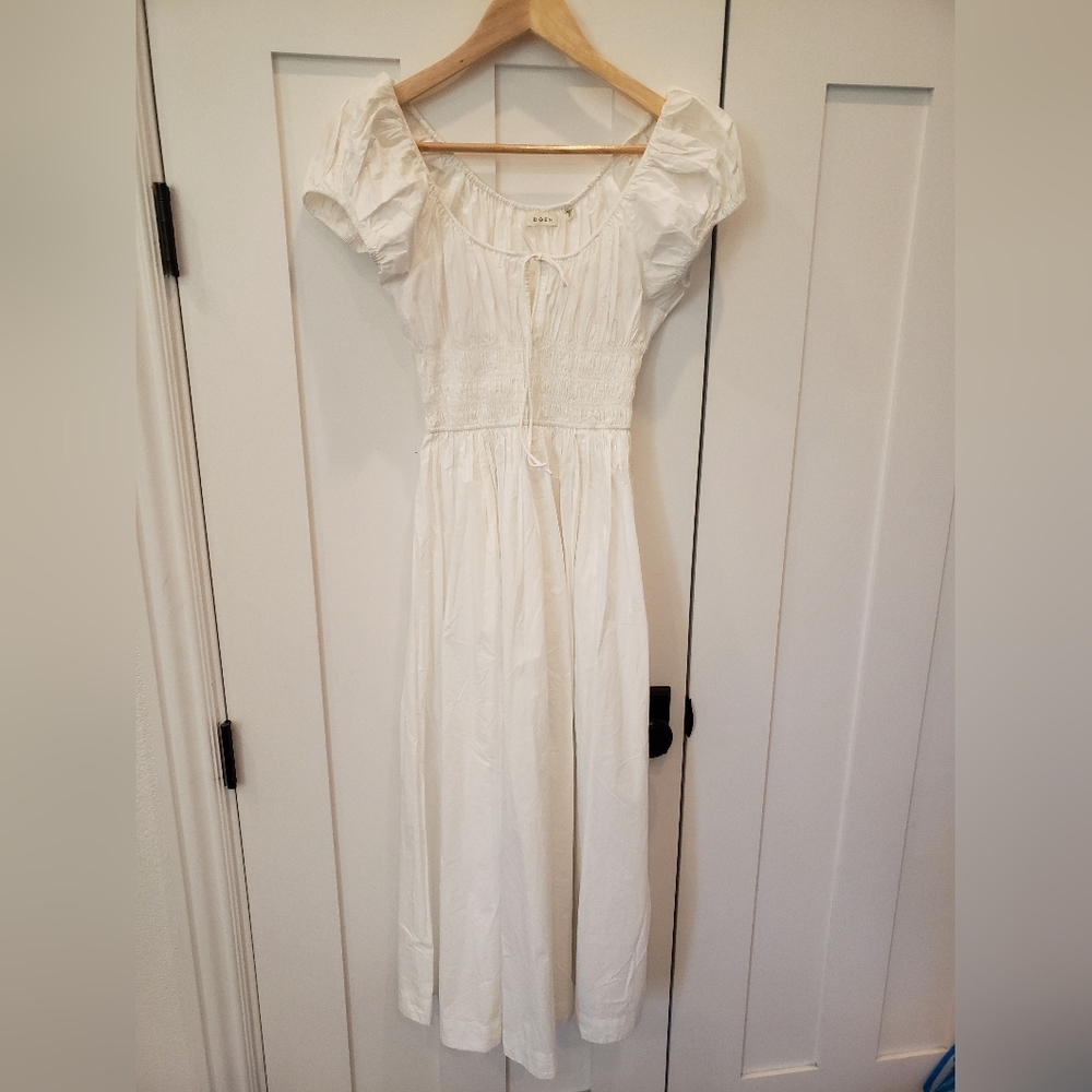 Doen Quinn White Maxi Dress